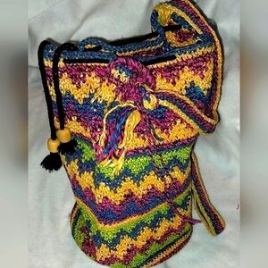 Hipster Cotton Handbag Tote Reversible